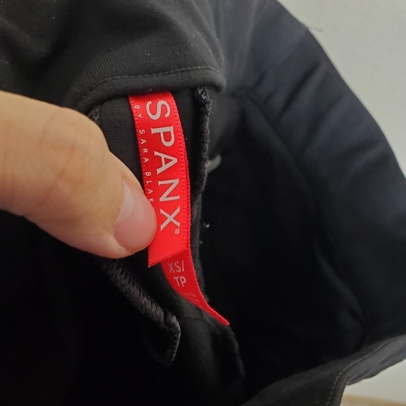 Spanx Black The Perfect Back Seam High Rise Skinny Ankle Ponte Trouser Pants - Picture 9 of 10